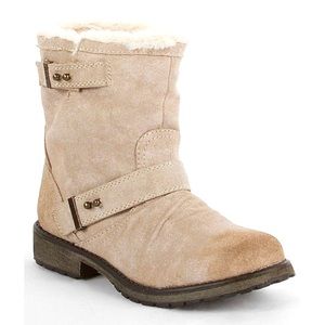 Roxy Rewick Faux Suede Fur Lined Boots - Size 8.5